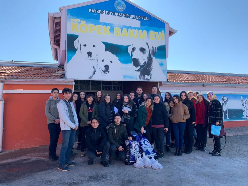 KÖPEK BARINAĞINI ZİYARET ETTİK. Muzaffer Bezircilioğlu Anadolu Lisesi